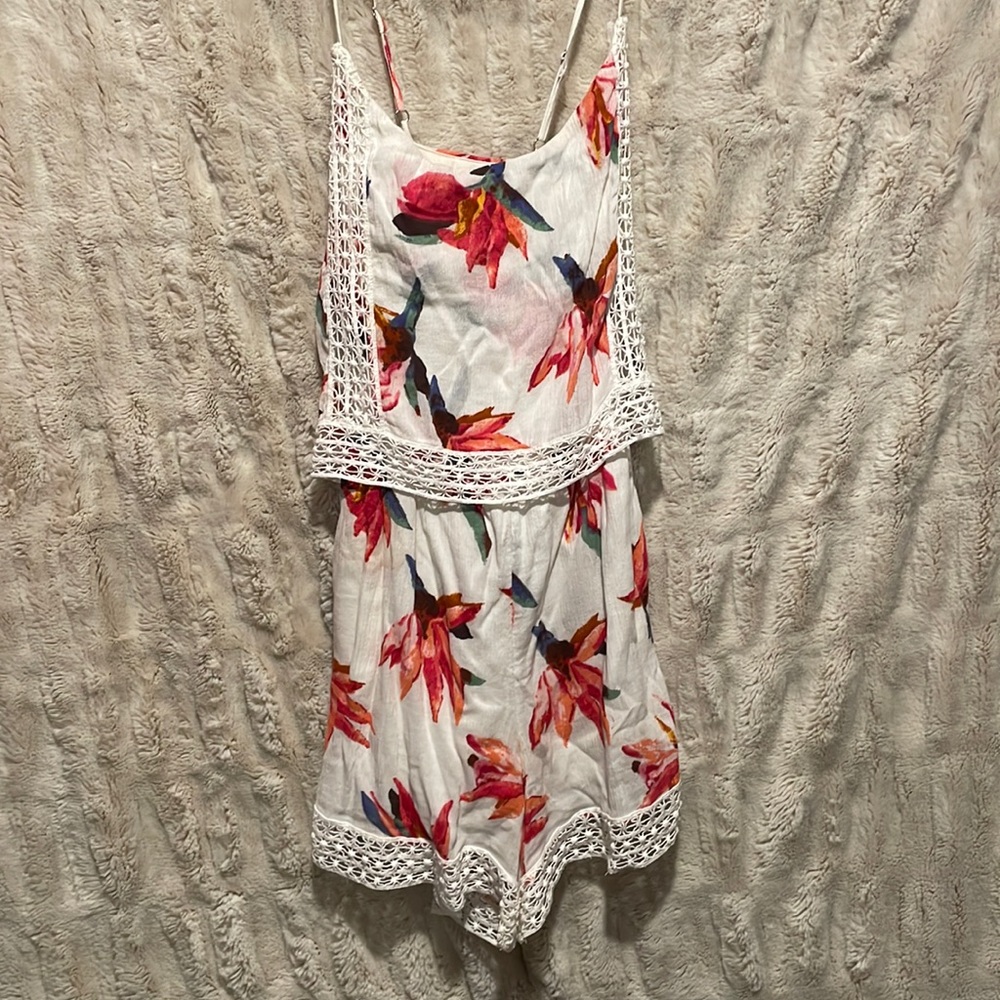 Abercrombie Floral Romper, Size Small